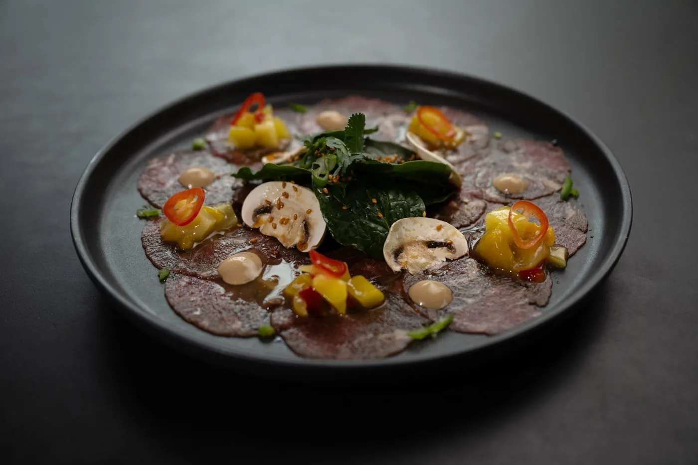 Carpaccio vom Rinderfilet