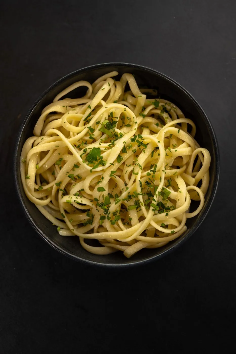 Linguini in Butter geschwenkt